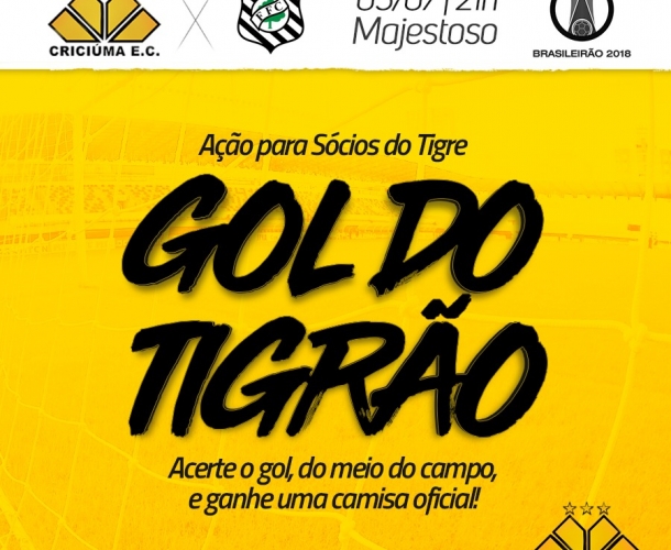 Ação para sócios no intervalo do jogo