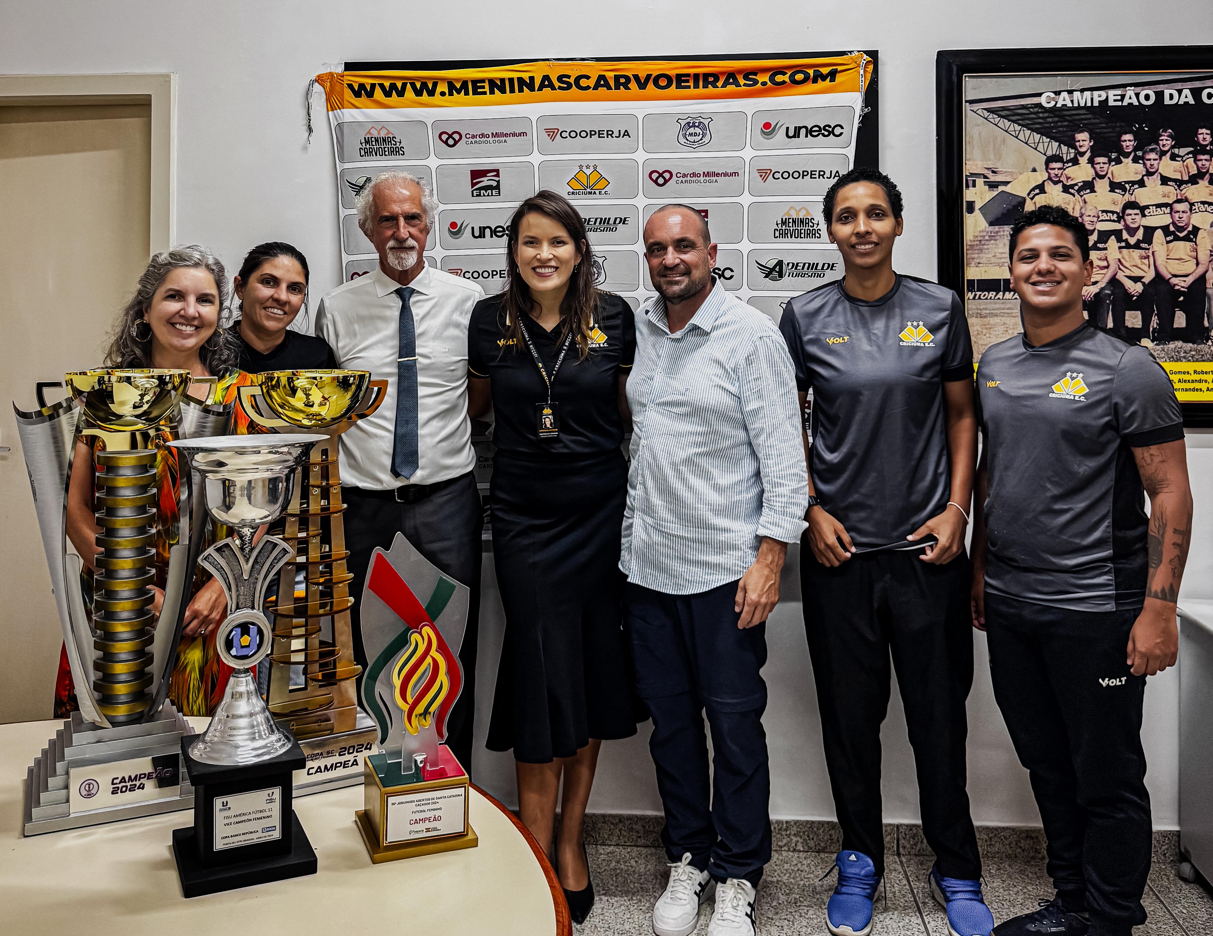 Cardio Millenium renova patrocínio máster com o futebol feminino do Criciúma