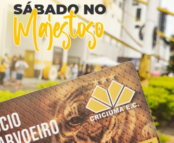 Clube prepara sábado especial para o torcedor carvoeiro