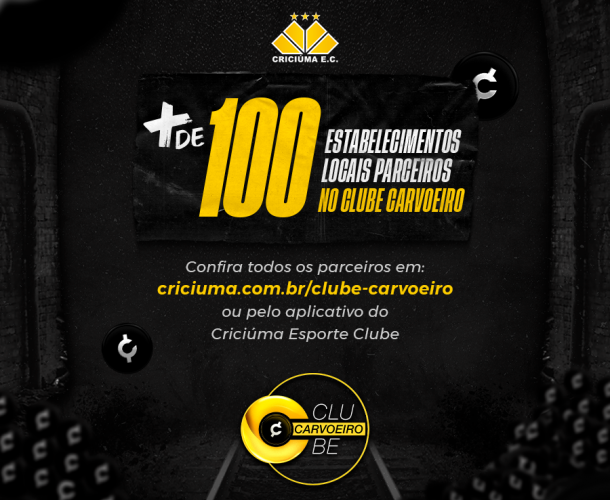 Criciúma ultrapassa marca de 100 empresas parceiras no Clube Carvoeiro