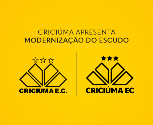 Criciúma apresenta modernização do escudo oficial