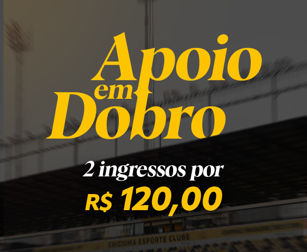 Criciúma lança combo de ingressos para Operário e Avaí 