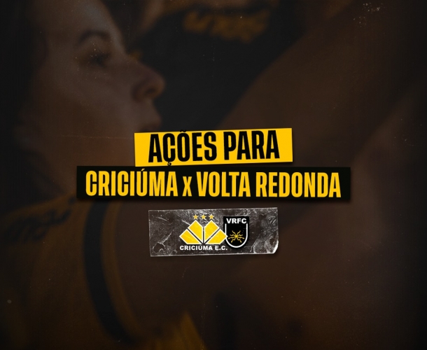 CRICIÚMA PROMOVE AÇÕES PARA O JOGO CONTRA O VOLTA REDONDA NO DIA DAS MÃES