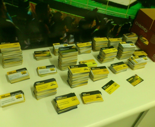 Devolução de carteirinhas