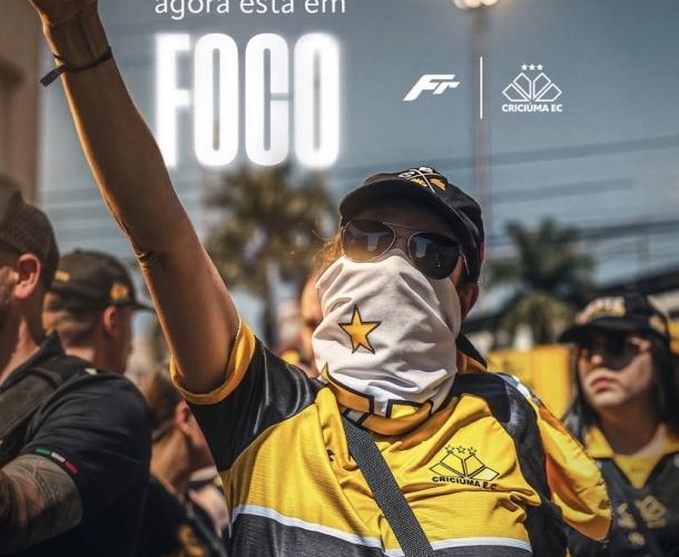 Foco Radical e Criciúma fecham parceria para fotos da Torcida Carvoeira