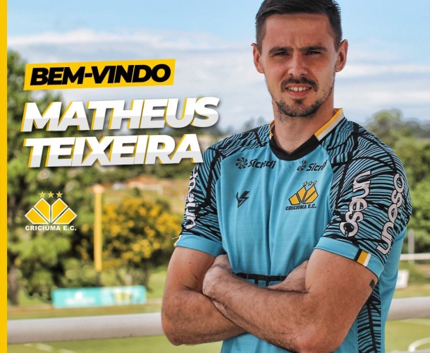 Goleiro Matheus Teixeira chega por empréstimo 