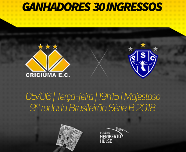 Ingressos sorteados para sócios