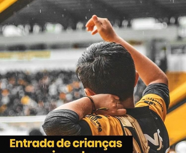Inscrições para a entrada das crianças com os jogadores