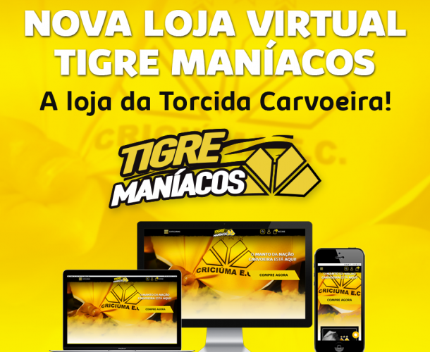 Loja virtual da Tigre Maníacos repaginada