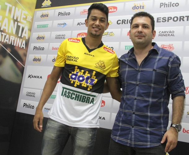 Lucca feliz em voltar ao Criciúma