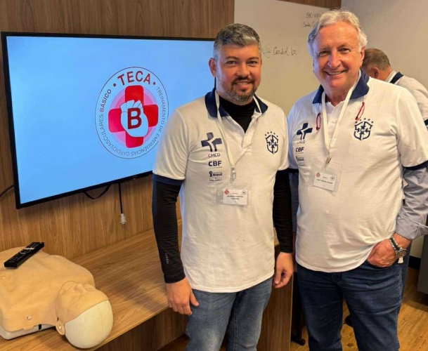 Médicos do clube participam de evento da CBF