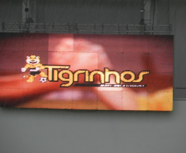 Novo telão será novidade contra o Santos