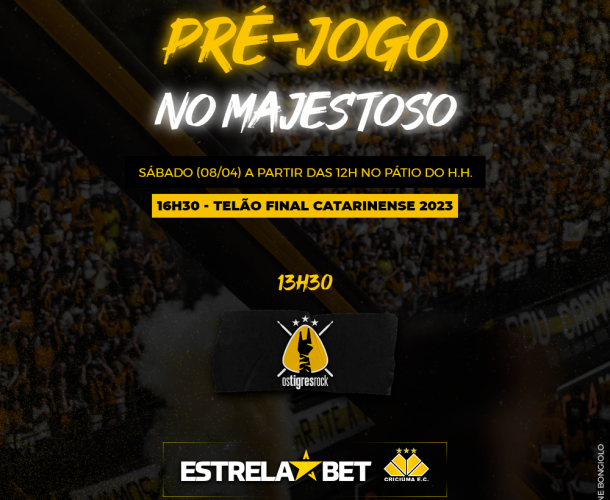 Sábado tem pré-jogo no Majestoso