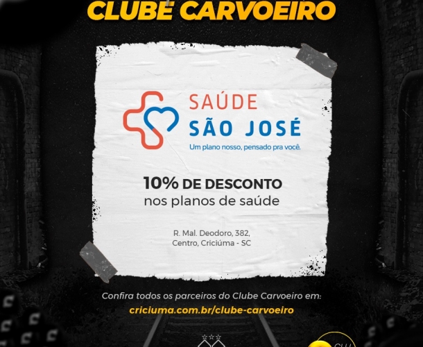 Saúde São José entra no Clube Carvoeiro  