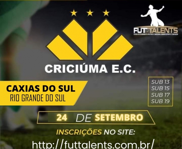 Seletiva para a base em Caxias do Sul