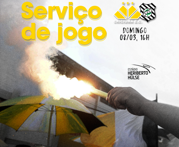 Serviço de jogo: Criciúma x Figueirense