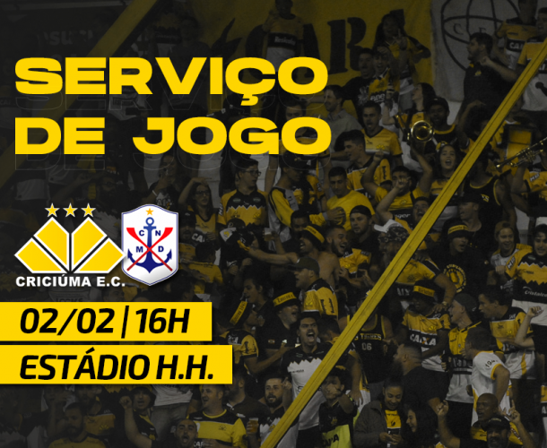 Serviço de jogo para Criciúma e Marcílio Dias