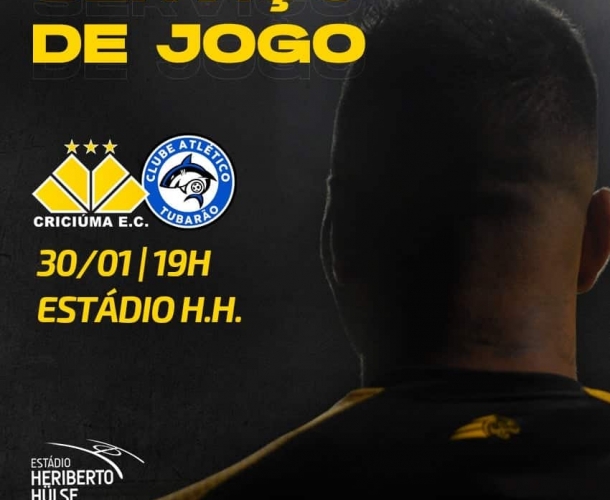 Serviço de jogo para Criciúma e Tubarão