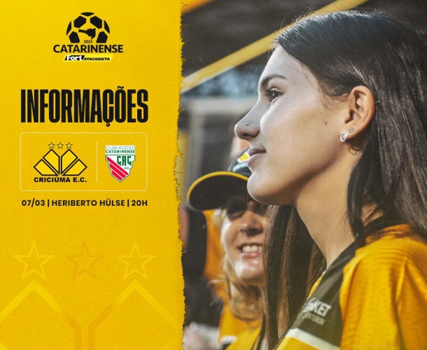 Serviço de jogo para Criciúma x Atlético Catarinense