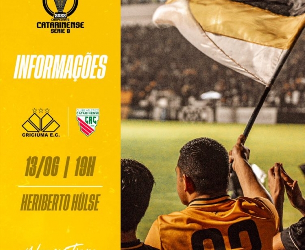 Serviço de jogo para Criciúma x Atlético Catarinense