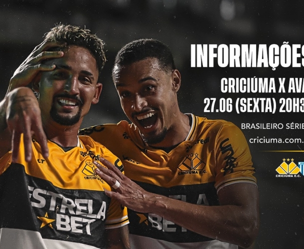 Serviço de jogo para Criciúma X Avaí