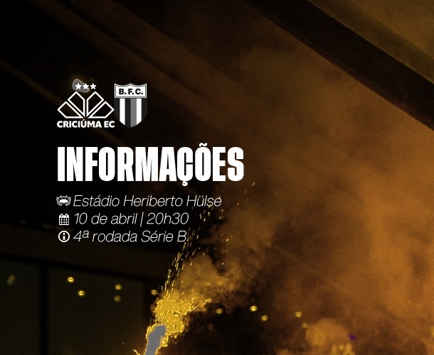 SERVIÇO DE JOGO PARA Criciúma x Botafogo SP