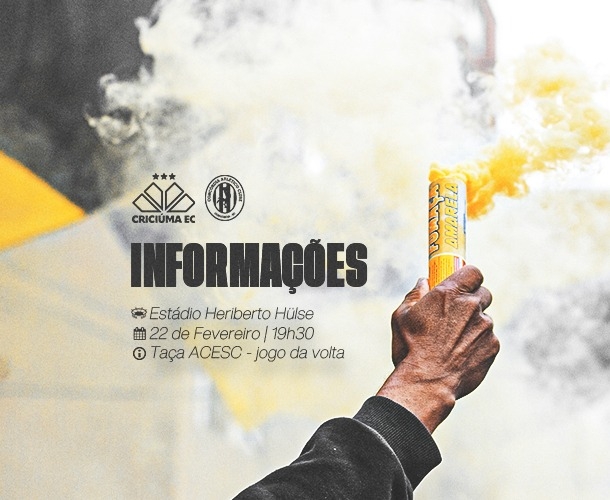 SERVIÇO DE JOGO PARA CRICIÚMA X CONCÓRDIA