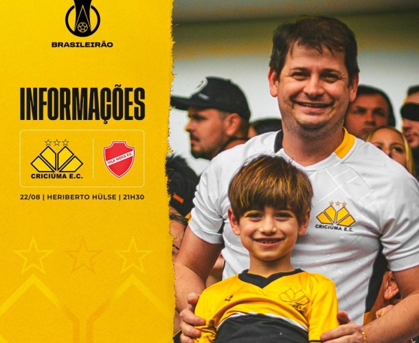 Serviço de jogo para Criciúma x Vila Nova