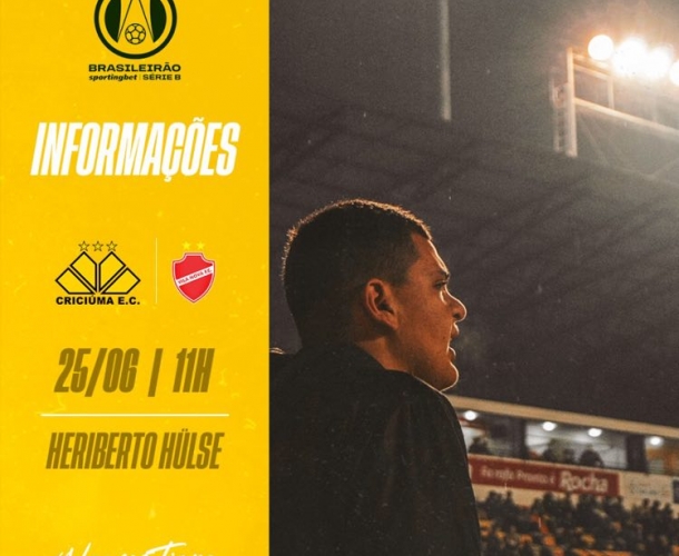 Serviço de jogo para Criciúma x Vila Nova