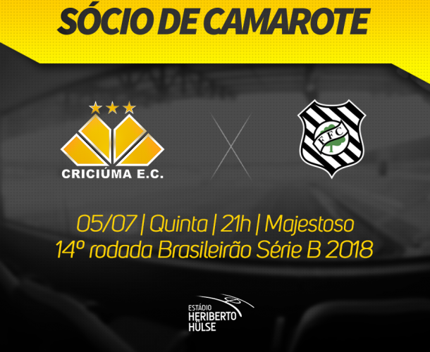 Sócio de camarote para Criciúma e Figueirense