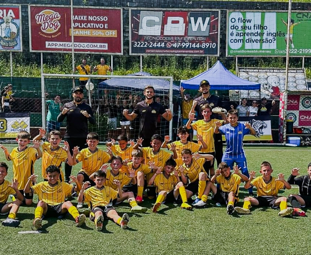 Sub-11 do Tigre garante vaga na final da Copa SC no dia das crianças
