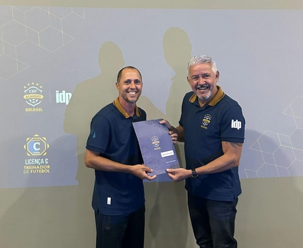 Técnico do Sub-15 conclui a Licença C da CBF 