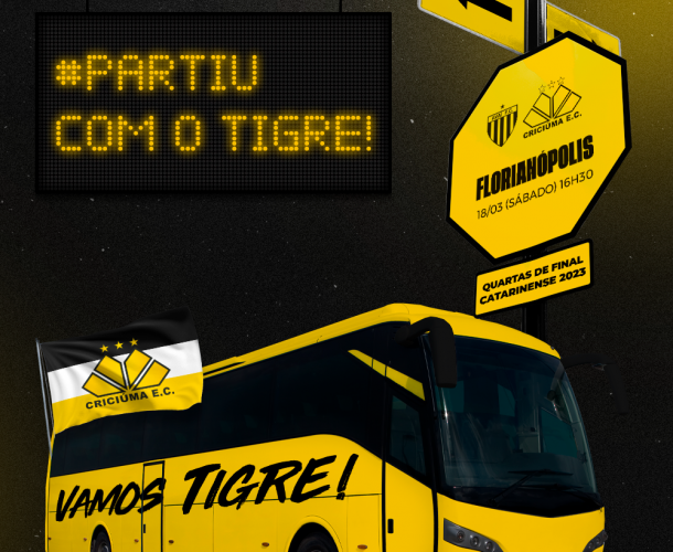 Tigre disponibiliza cinco ônibus para jogo diante do Avaí
