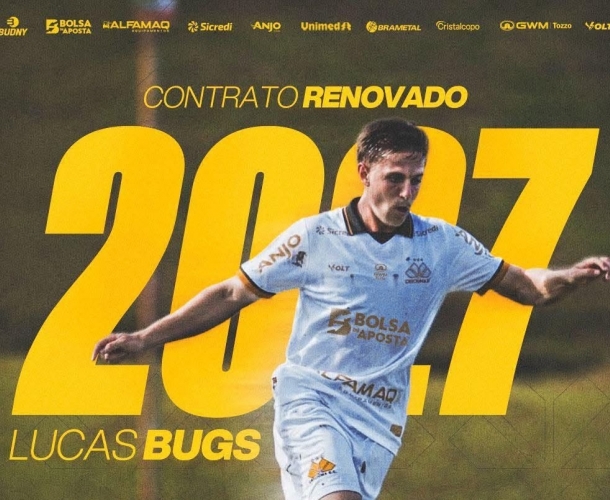 Tigre renova com Lucas Bugs até 2027