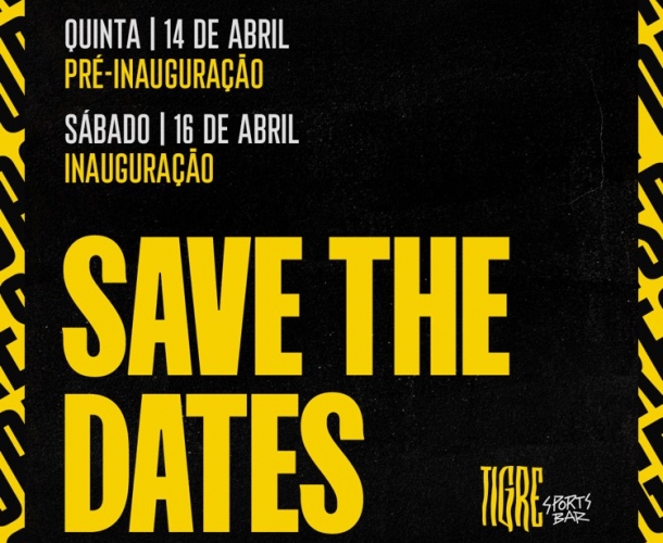 Tigre Sports Bar terá pré-inauguração na quinta