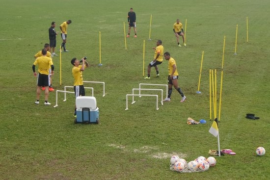 Tigre treina parte física