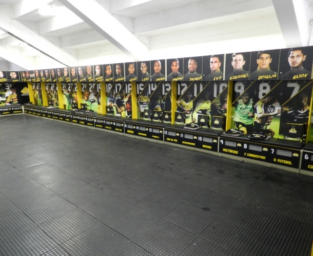 Vestiário do Tigre é personalizado