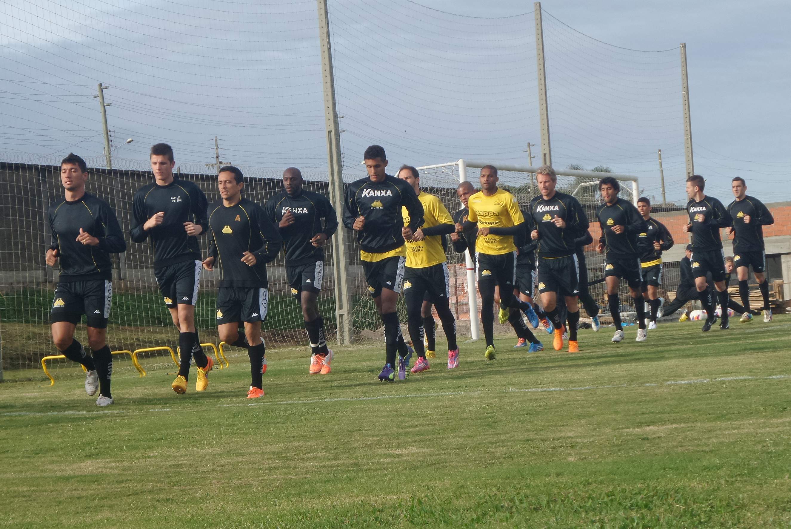 Tigre treina parte técnica e de força