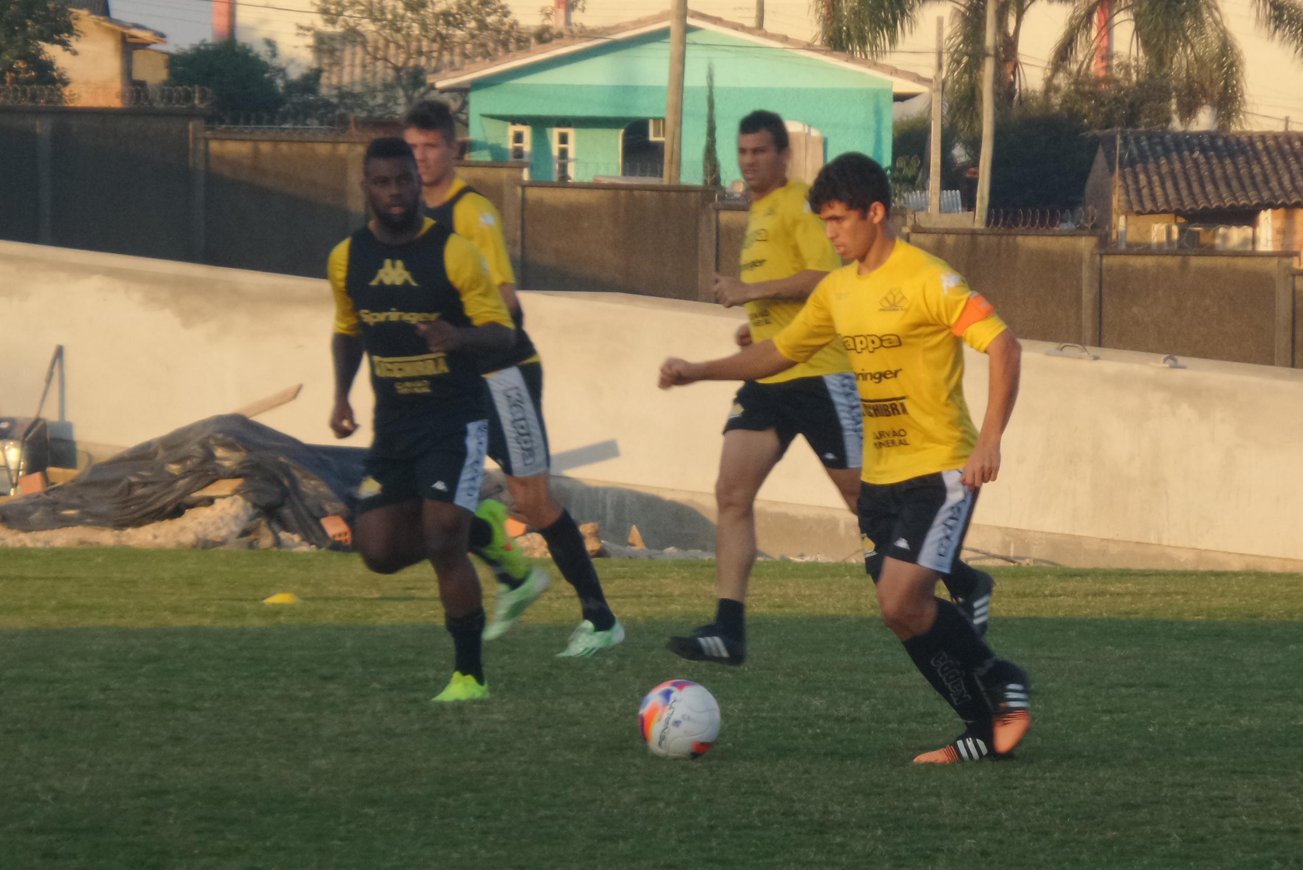 Tigre treina parte tática no CT