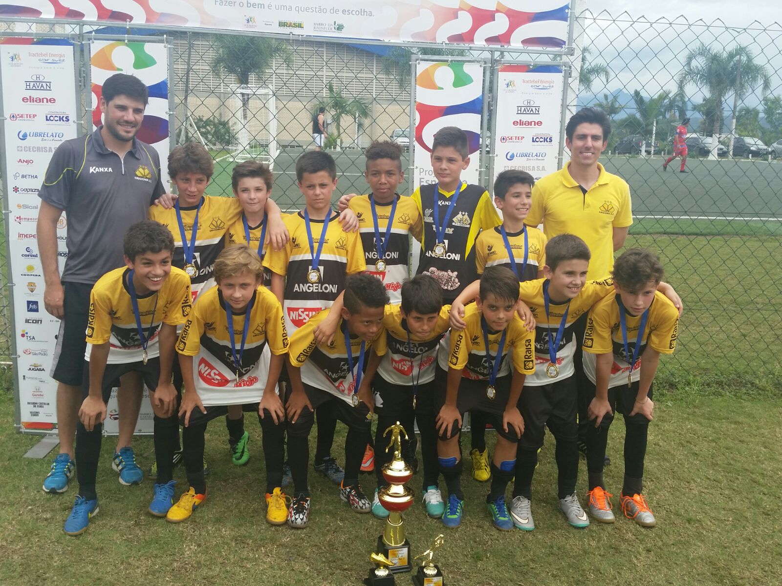 Sub-11 do Tigre fatura título invicto