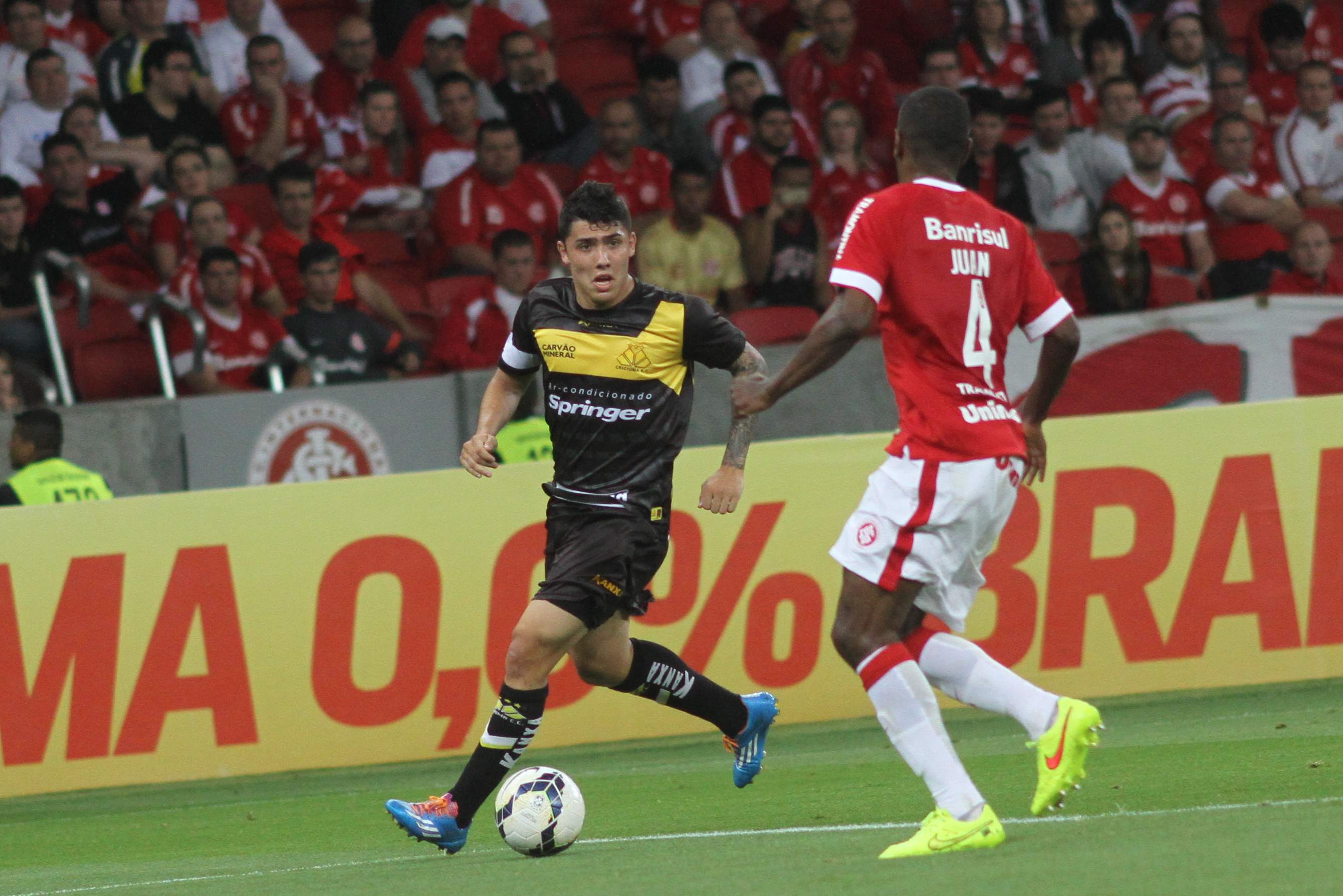 Criciúma perde para o Internacional