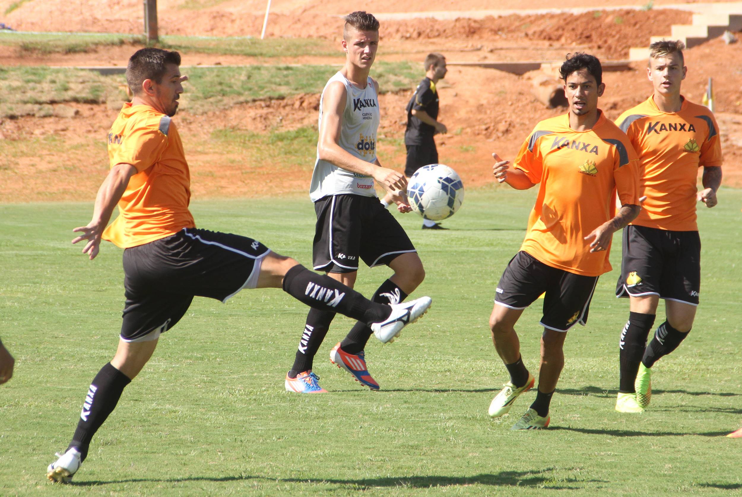 Tigre realiza trabalho físico e técnico