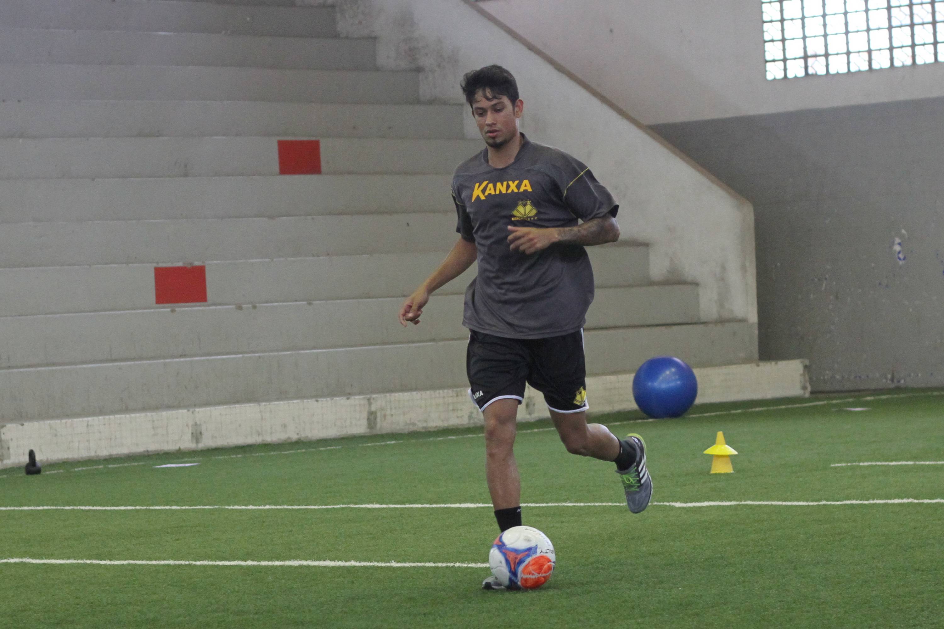 Tigre faz treino de força no ginásio