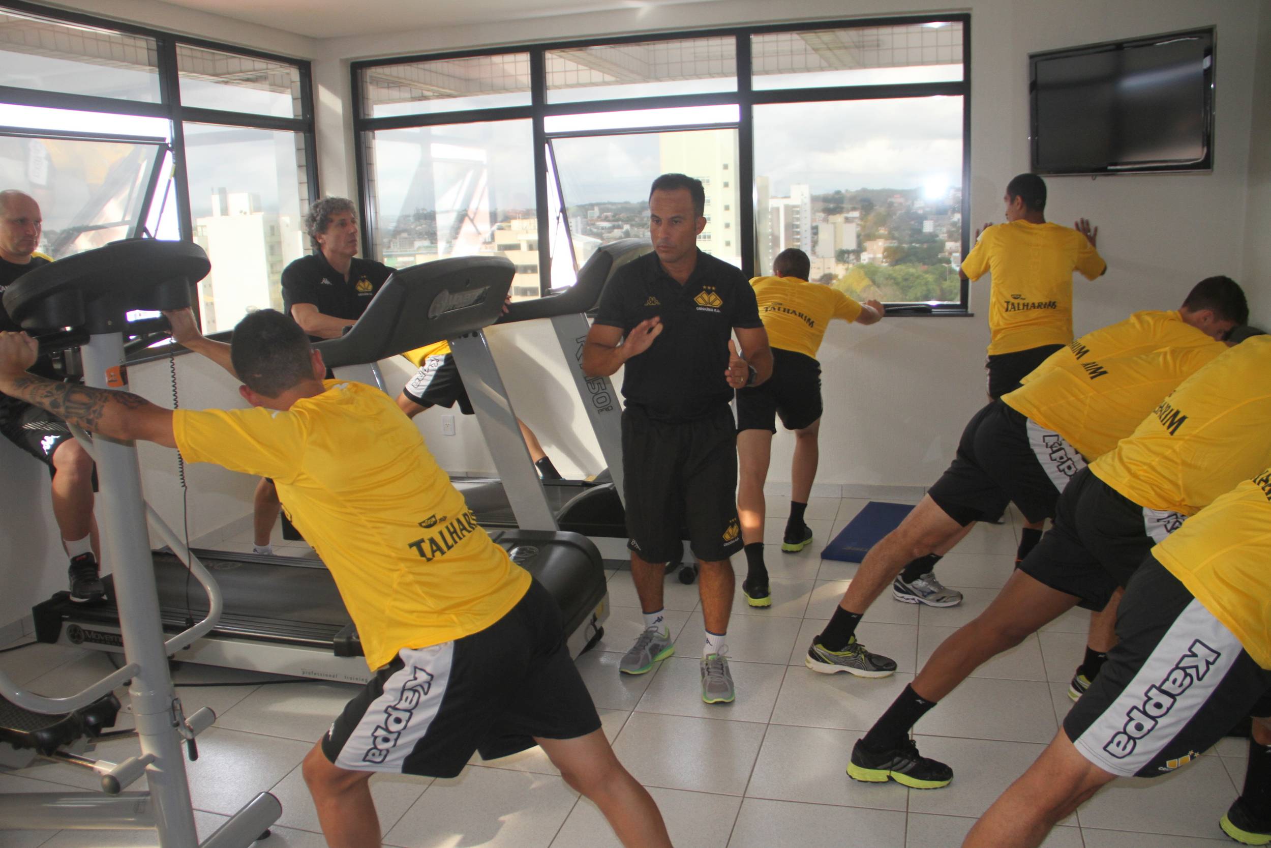 Criciúma treina na chegada em Chapecó